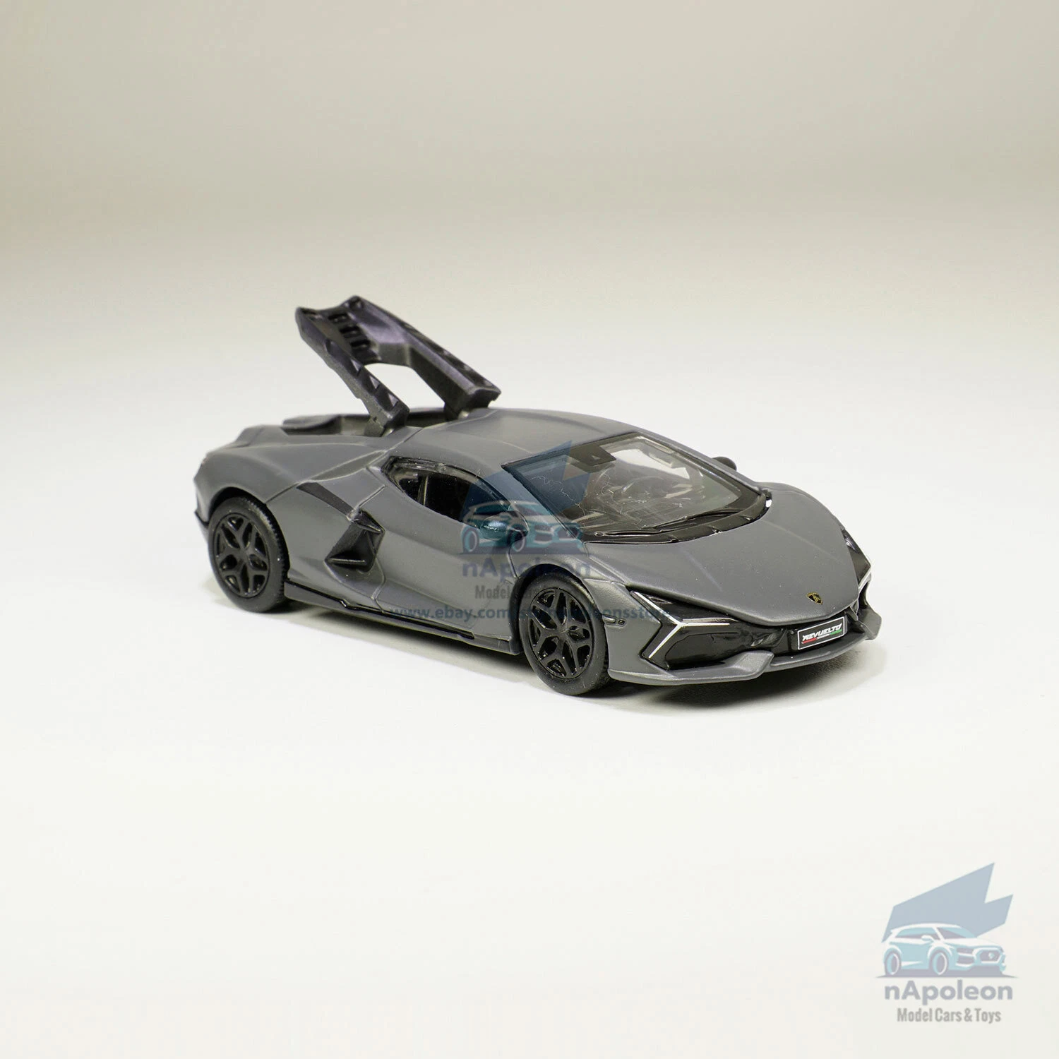Bburago Lamborghini Revuelto – Gris oscuro