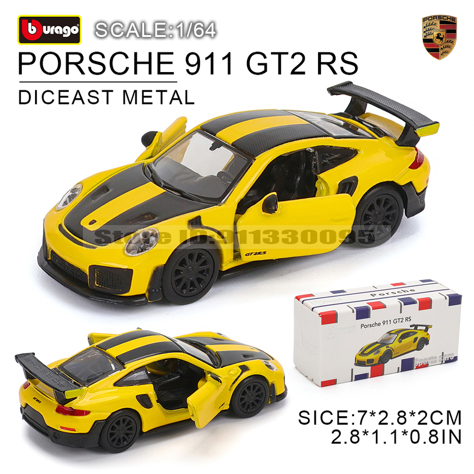 Bburago Porsche GT2 RS – Amarillo