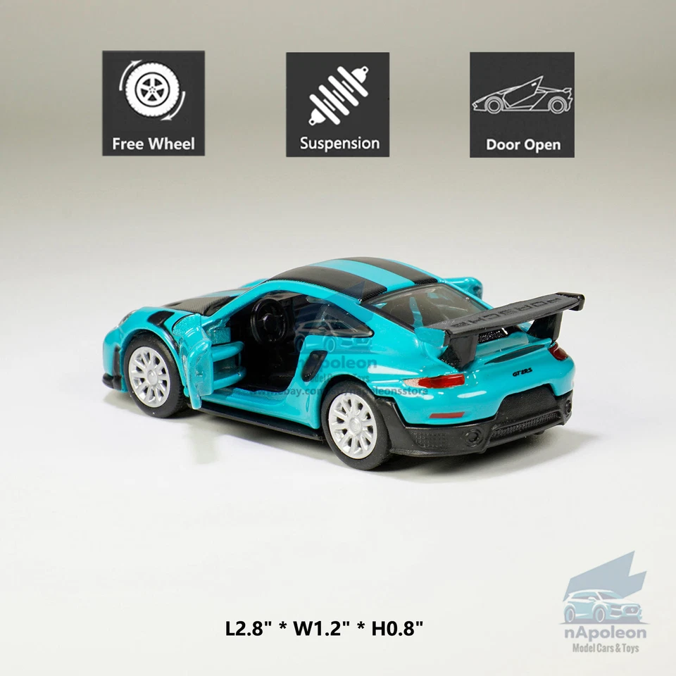 Bburago Porsche GT2 RS – Celeste