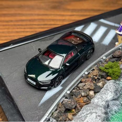 Massdi Audi R8 V10 Coupe Performance 2022 1:64 – Verde tinta