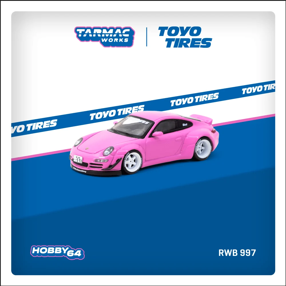 Tarmac Works 1:64 RWB 997 Pink T64-057-PN