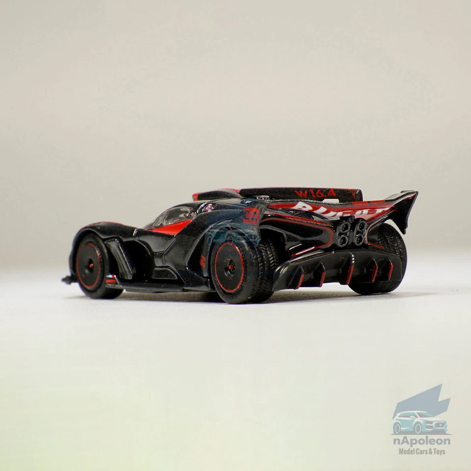 Bburago (Negro/rojo) Bugatti Bolide 1:64