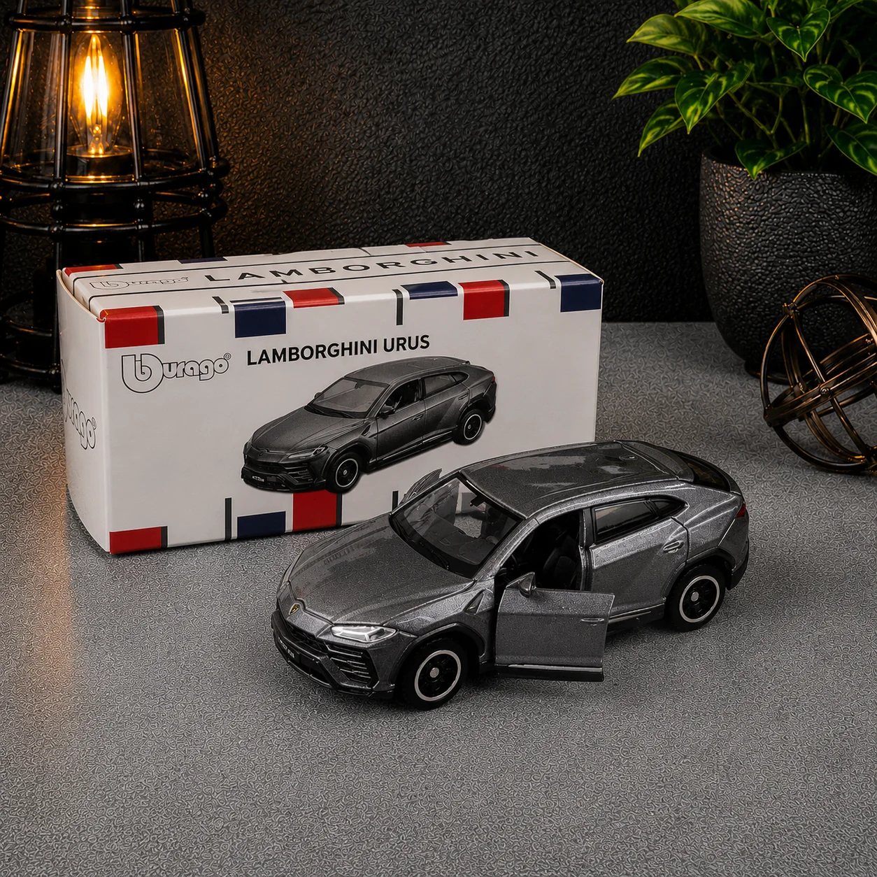 Bburago Lamborghini Urus 1:64 – Gris oscuro