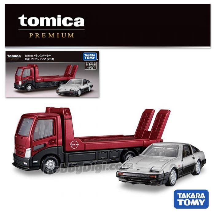 Tomica Premium camión portacoches Nissan Fairlady