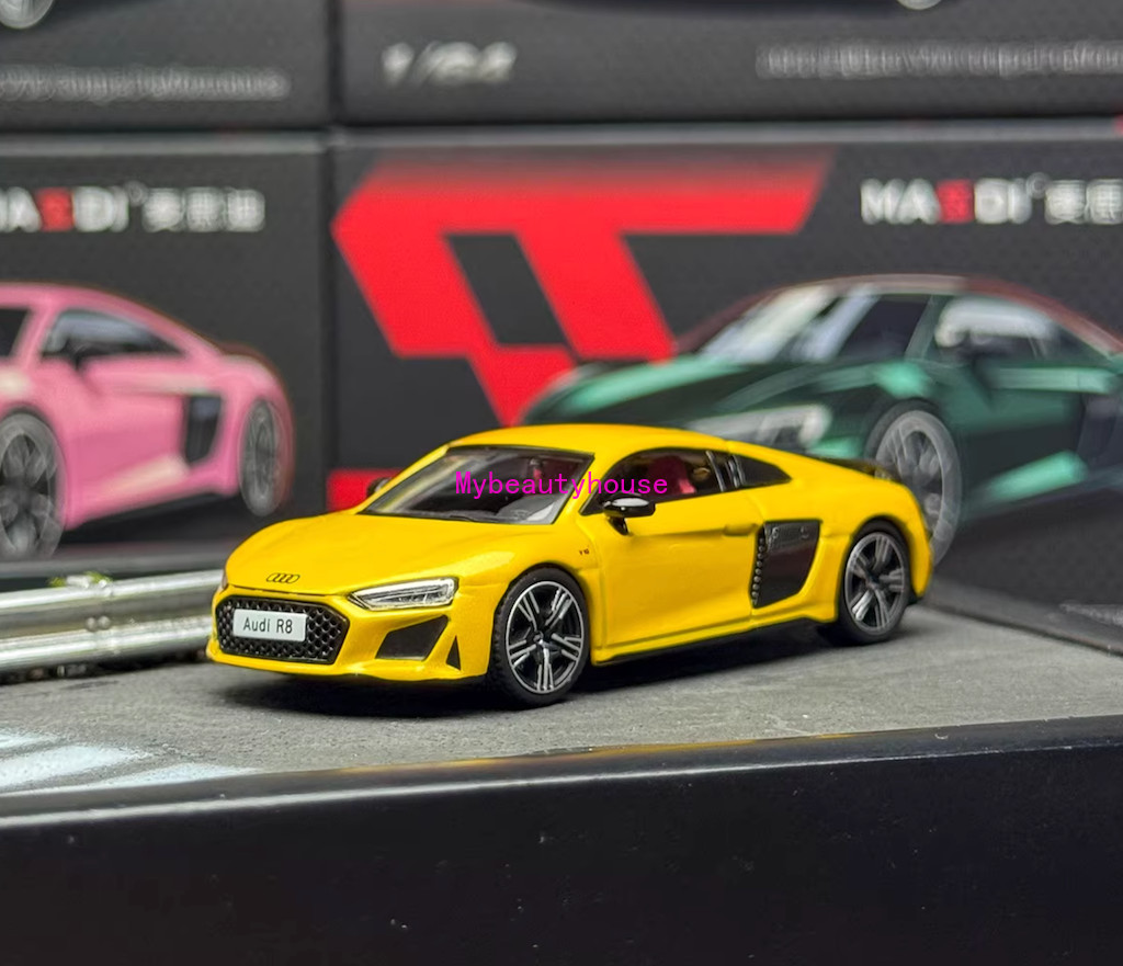 Massdi Audi R8 V10 Coupe Performance 2022 1:64 – Amarillo