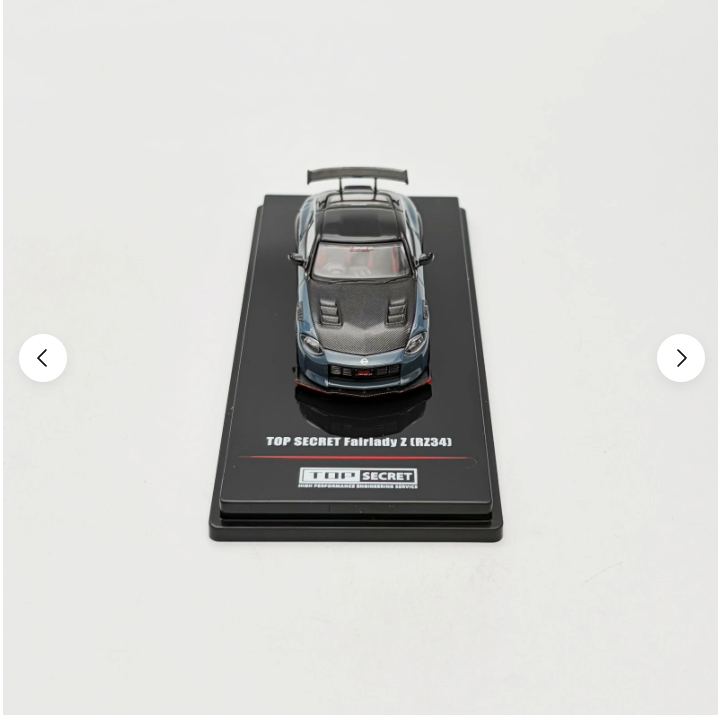 INNO64 1:64 Top Secret Fairlady Z RZ34 gris
