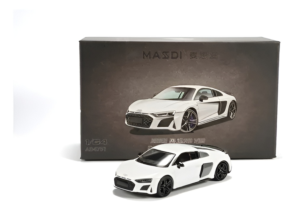 Massdi Audi R8 V10 Coupe Performance 2022 1:64 – Blanco