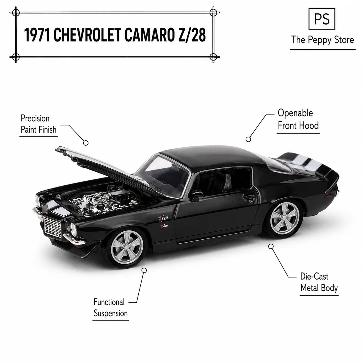 Bburago Chevrolet Camaro Z/28 1:64