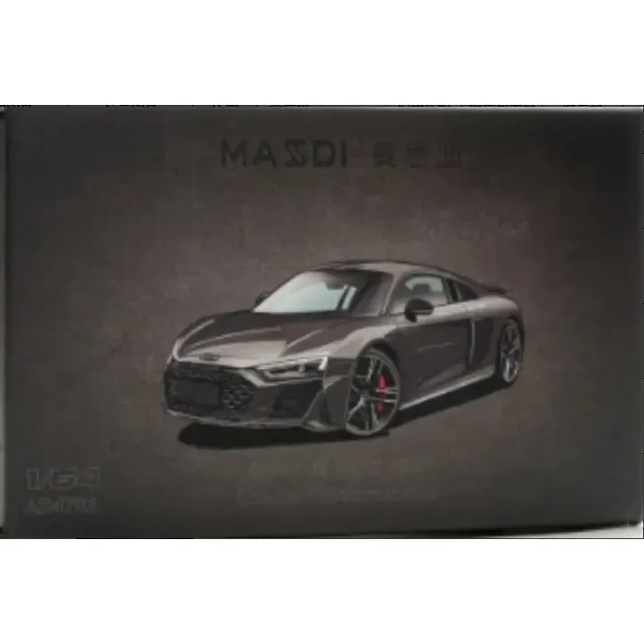 Massdi Audi R8 V10 Coupe Performance 2022 1:64 – Gris