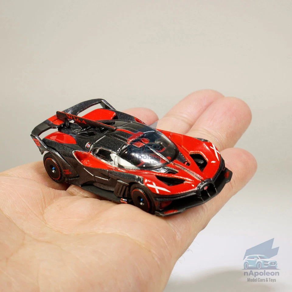 Bburago (Negro/rojo) Bugatti Bolide 1:64