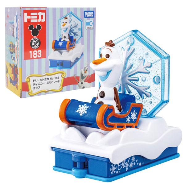 Tomica Dream coche a escala #183 vehículo de desfile Disney Olaf
