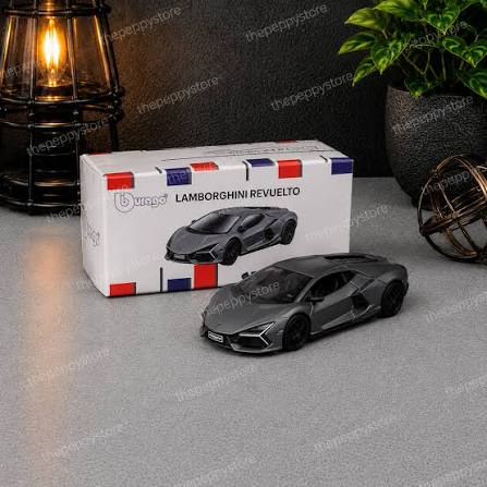 Bburago Lamborghini Revuelto – Gris oscuro