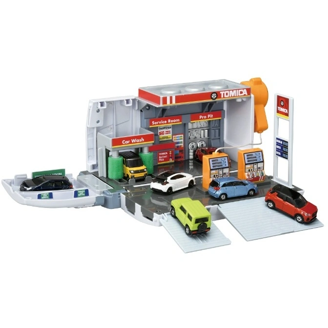 Tomica gasolinera Transformable