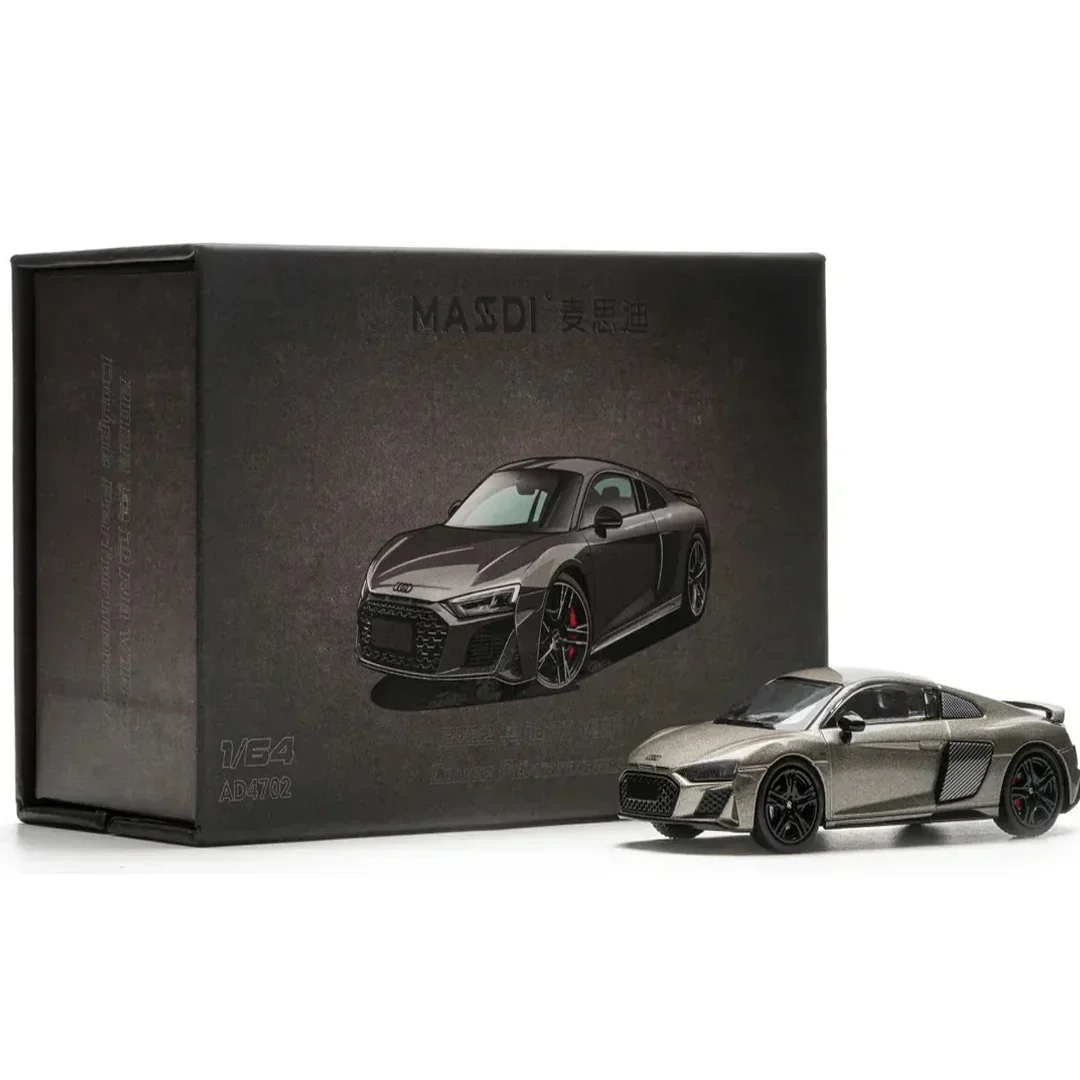 Massdi Audi R8 V10 Coupe Performance 2022 1:64 – Gris