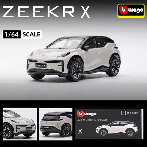 Bburago Zeekr X – Gris claro