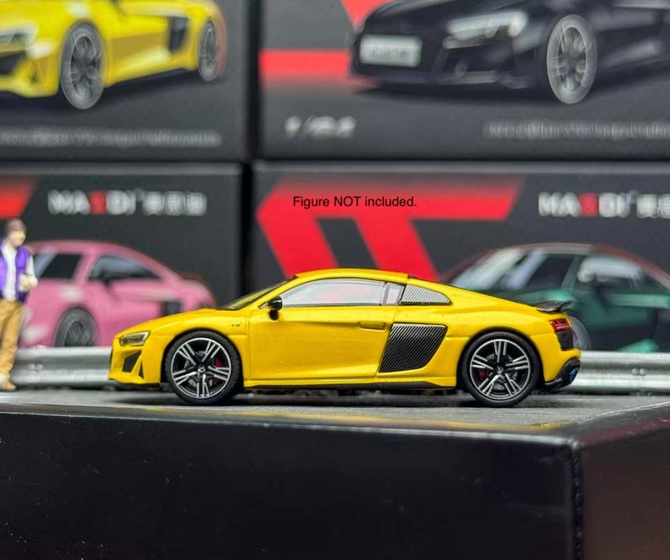 Massdi Audi R8 V10 Coupe Performance 2022 1:64 – Amarillo