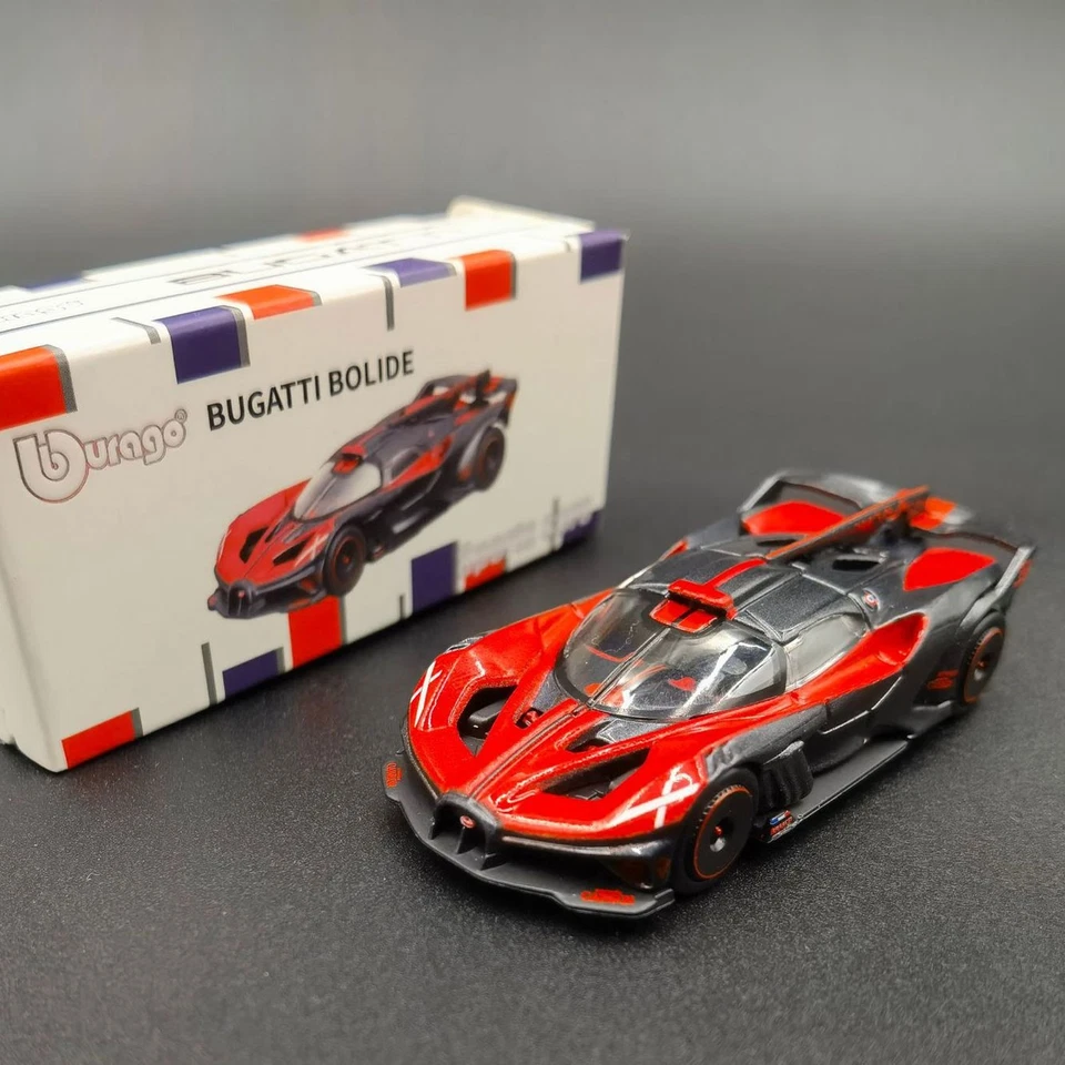 Bburago (Negro/rojo) Bugatti Bolide 1:64