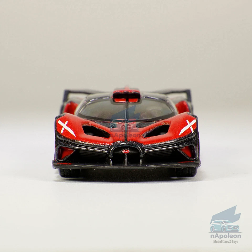 Bburago (Negro/rojo) Bugatti Bolide 1:64